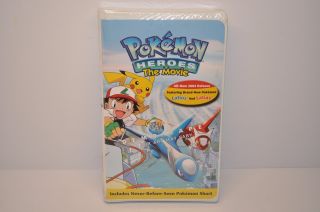 Ultra Rare Demo Of Pokemon - Heroes: The Movie (vhs Tape,  2002)