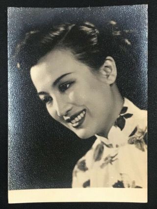Vintage Photograph Zhou Xuan 周璇 Chinese Hong Kong Taiwan Shanghai Actress