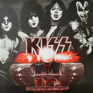 Kiss 10th Anniversary Tour 3lp Vinyl.  Extremely Rare,  A Kiss Holy Grail Ex/ex