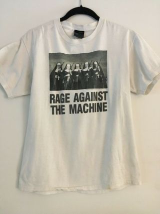 Vintage 1997 Rage Against The Machine Nuns Guns Shirt Tee