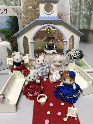 Sylvanian Families Limited Wedding Set Party Celebration Very Rare 60