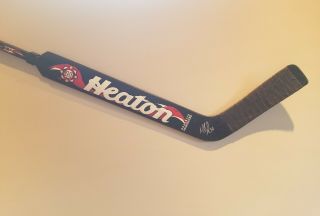 Martin Brodeur Devils Autographed Signed Game Heaton Stick Rare