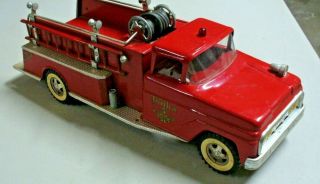 Vintage 1960’s Tonka Steel Fire Tuck With Ladder And Hose