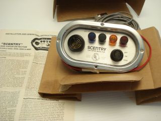 Vintage Aqua Meter Boat Scentry Gas Vapor Detector Sniffer Tester Model 40502