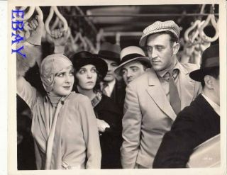 Billie Dove Zazu Pitts On A Subway Car Her Private Life Vintage Photo