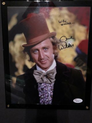 Willy Wonka.  Gene Wilder Jsa Authentication Rare Signed “willy Wonka”