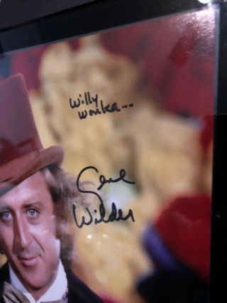 Willy Wonka.  Gene Wilder JSA Authentication Rare Signed “Willy Wonka” 2