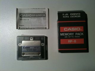 Only A Few Left Casio Rp - 8 Vintage & Rare - Ram 8k Card - Nos