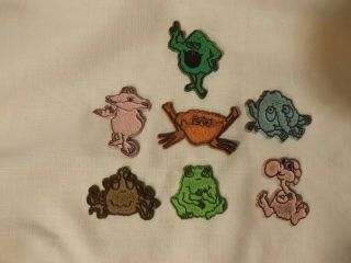 RARE vintage set Freakies cereal magnets prizes premiums toys 3