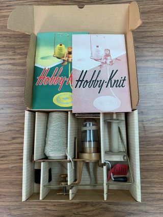 Vintage 1948 Hobby Knit I - Cord Knitting Machine Montello Products