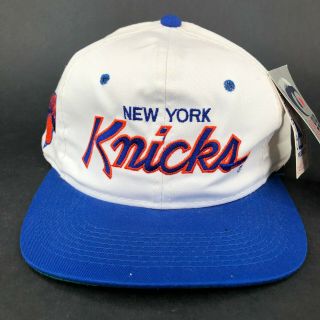Vintage York NY Knicks Sports Specialties Script Hat Cap Snapback The Twill 2