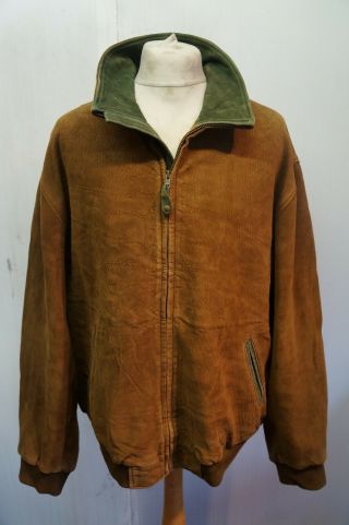 Vintage Distressed L.  L.  Bean Usa Leather Jacket Size Xl Tall