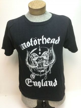 Motorhead England Vintage T Shirt 1980 
