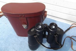Rare German Carl Zeiss Jena Binoculars Binoctem 7x50 SN.  2519714,  CASE 2