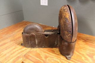 Vintage Sipe Mfg.  Kc.  Mo.  Dual Wheel Hog Oiler Pig Oiler Kansas Rustic Decor