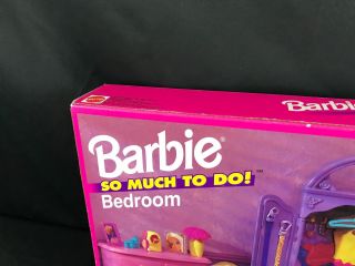 VINTAGE 1995 MATTEL Barbie So Much To Do Bedroom 67162 RARE 4