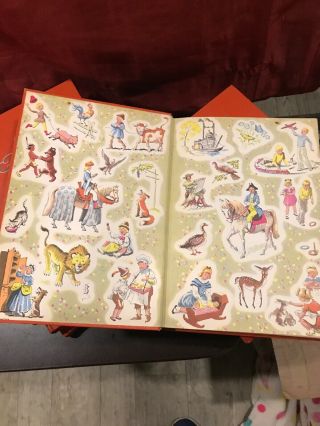 Vintage Childcraft Books 1949/1954 Set of 15 Vols.  1 - 15 Orange Hardcover Estate 5