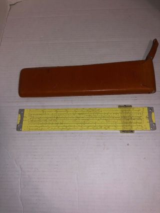 Vintage Pickett Slide Rule with Leather Case Model N4 - ES 1959 2