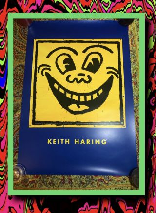 Huge 1993 Keith Haring Lithograph Poster / Print 