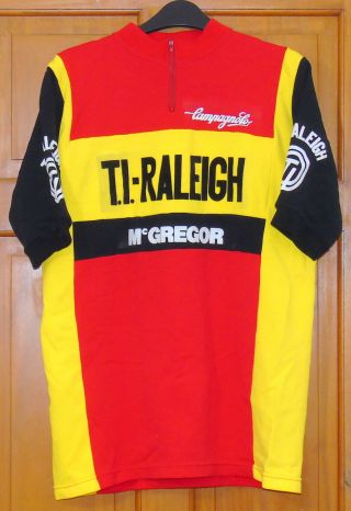 Vintage Ti - Raleigh Campagnolo Pro Team Jersey.  43 " Circumference
