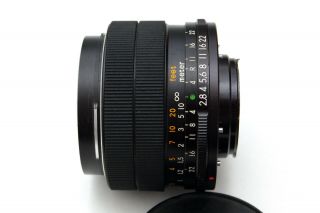 Topcor Topcon Exakta RE Auto 28mm f/2.  8 Lens RARE BLACK 3