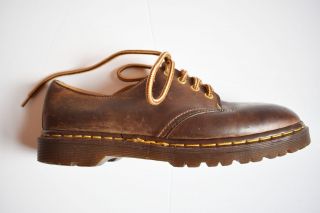 Rare Vtg Made In England Dr.  Martens Doc Oxford Shoes Derby 11