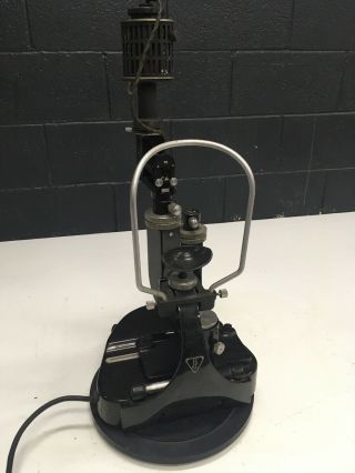 Vintage Bausch & Lomb Slit Lamp 71 - 61 - 38 Ophthalmologist Eye Exam Microscope.  Sl