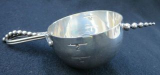 Vintage Napier Silver Plated Bottoms Up Rollover Jigger Barware Measuring Cup