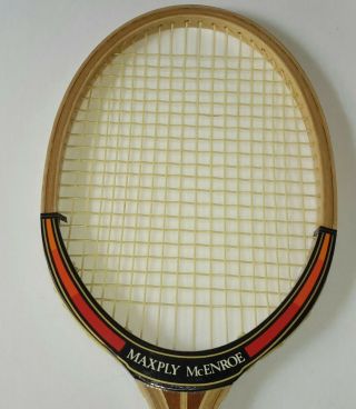 John Mcenroe Shop Stock Dunlop Maxply Tennis Racket Racquet Vintage