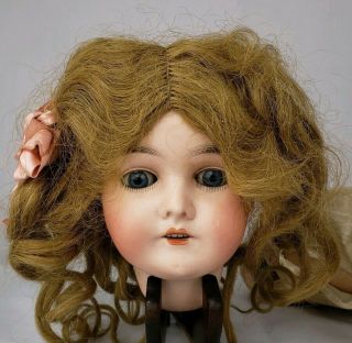 Antique Armand Marseille Queen Louise German Bisque Head Doll 25 " Needs Arms