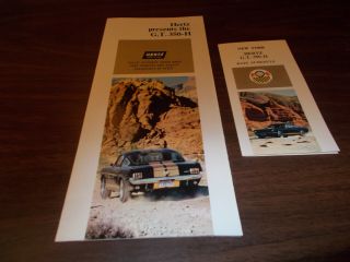 1966 Shelby Mustang 350 - H Hertz Brochure And Rate Schedule Brochure / Rare