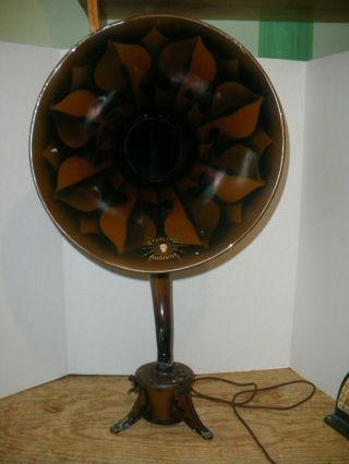 Vintage Old Antique Sterling Audivox Radio Horn Loudspeaker