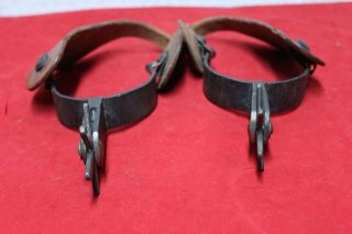 Antique Vintage Western Boot Horse Saddle Iron Spurs Hand Made