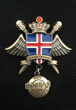 Hard Rock Cafe Reykjavik Grand Opening Staff Rare