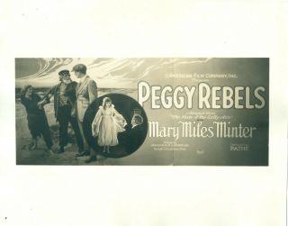 Mary Miles Minter Rare Vintage Photo American Film Co.  Poster Art