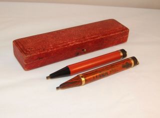 Vintage Wyvern Pen Company Chubee No1 Propelling Pencils - N.  M.  & Boxed - C1920 