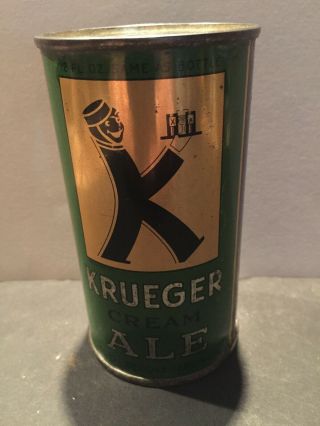 Krueger Ale Flat Top Beer Can.  O/i.  Irtp.  Newark Jersey.  Rare This