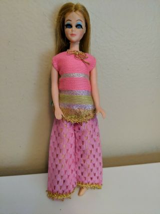 Vintage Topper Dawn Doll In Htf Cloak And Swagger Pant Suit Party Pants Outfit.