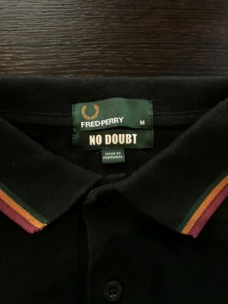 Rare Official Vintage No Doubt Fred Perry Ska Polo Shirt Gwen Stefani