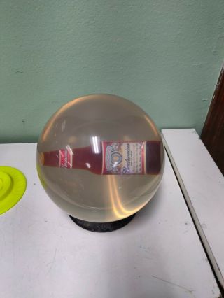 Ebonite Clear Budweiser Bottle Bowling Ball 14lb 10oz - Vintage 2