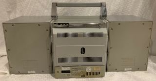 Rare Vintage Sanyo C9 Boombox Stereo Cassette Radio MW/SW/FM 3