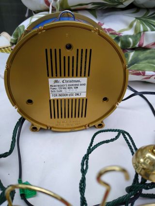 Vintage Mr Christmas Holiday Innovation Mickey’s Marching Band Music Bells 6