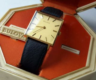 Bulova 17 Jewels Vintage H/wind Mechanical Mens Watch