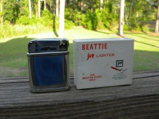 1947 Vintage Beattie Jet Lighter W/ Box And Probe /instructions/