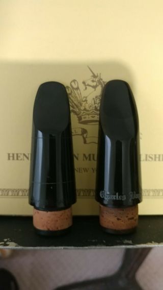 Rare James Kanter A And Bay H2 Pro Clarinet Mouthpieces