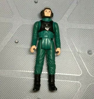 Vtg Star Wars Potf A - Wing Pilot - Last 17 - No Coo - Rare Figure Kenner