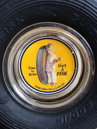 Rare Fisk Tire Ashtray