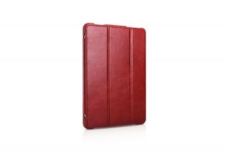 ICARER Leather Smart Cover Vintage Folio Case for iPad Pro 12.  9 11 