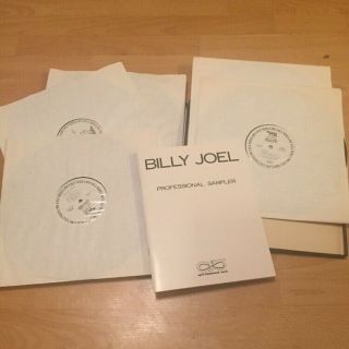 Billy Joel Professional Sampler Rare 70s Vinyl &booklet.  Promo Not For Public