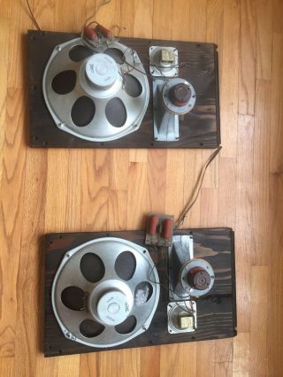 Zenith 49cz970 Drivers Horns Speakers From Vintage Stereo Console For Tube Amp